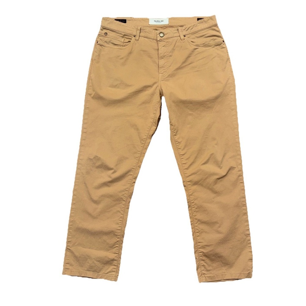 Teleria Zed‎ Jeans Tan Cobra 19 A Made In Italy Pants Size Mens 36